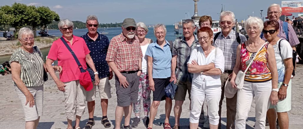 Vor der Imperia in Konstanz